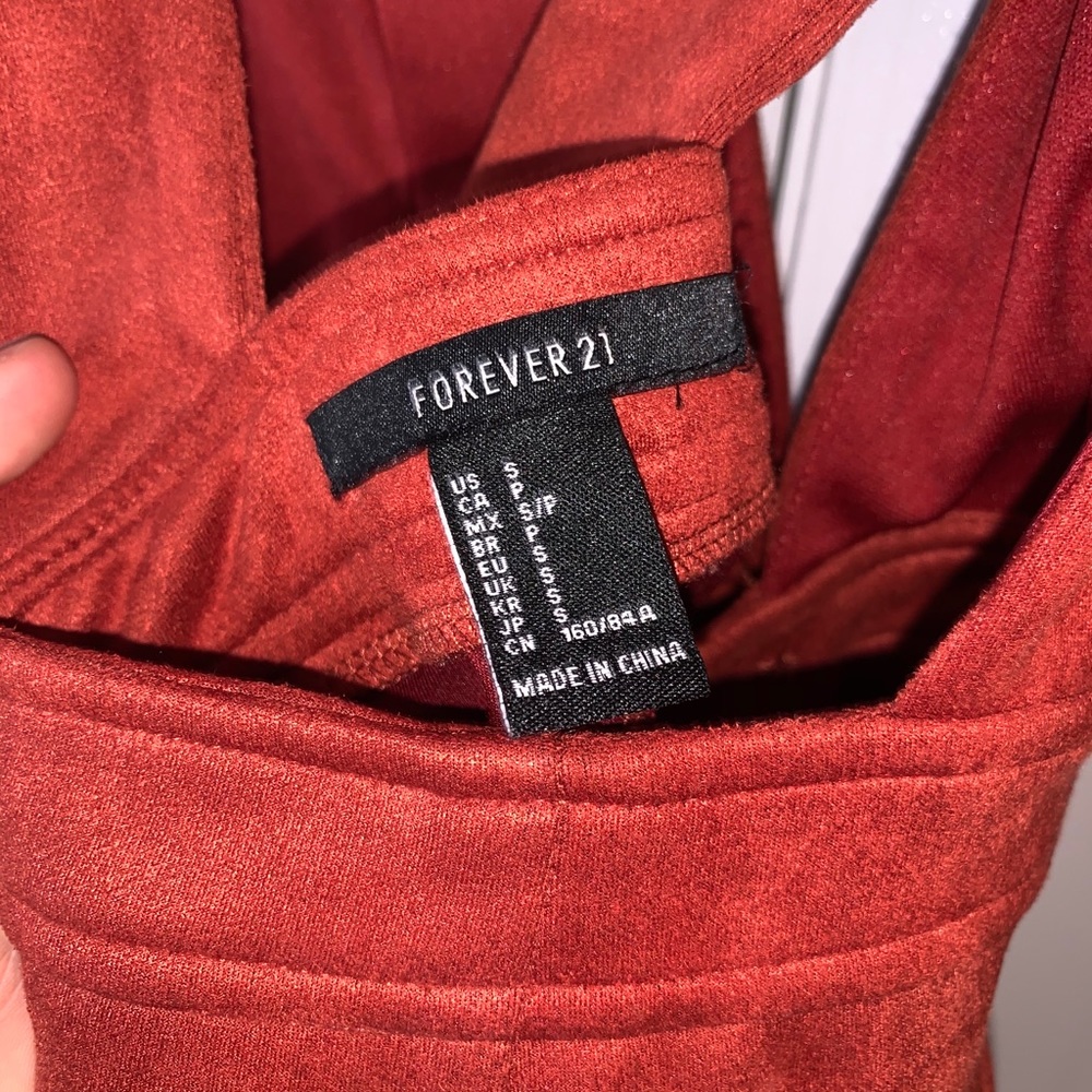 Maroon Forever 21 dress - Picture 4 of 4